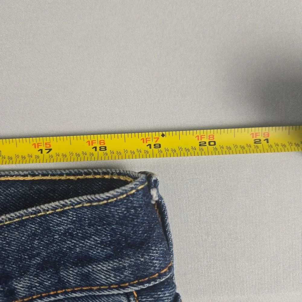 Levi's‎ 505 Regular Fit Jeans Men's 38x32 Dark Wash Blue Straight Leg Zipper